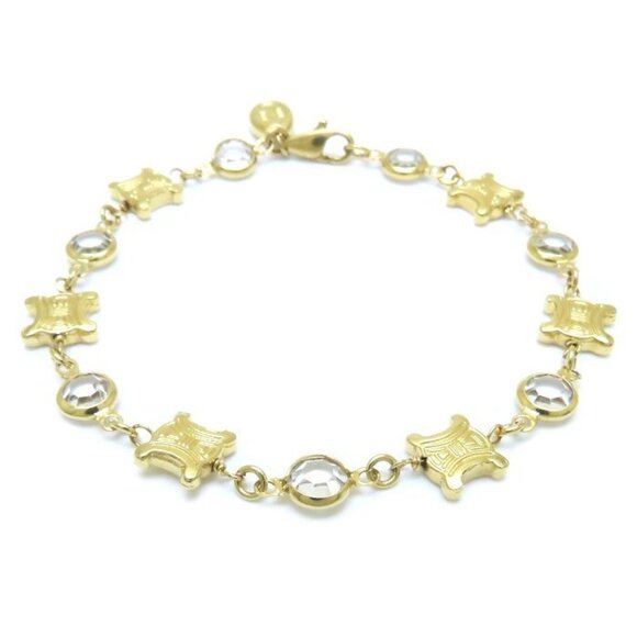 CELINE Gold Charm Bracelet - Picture 1 of 7